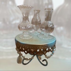 Small Glass Vases.